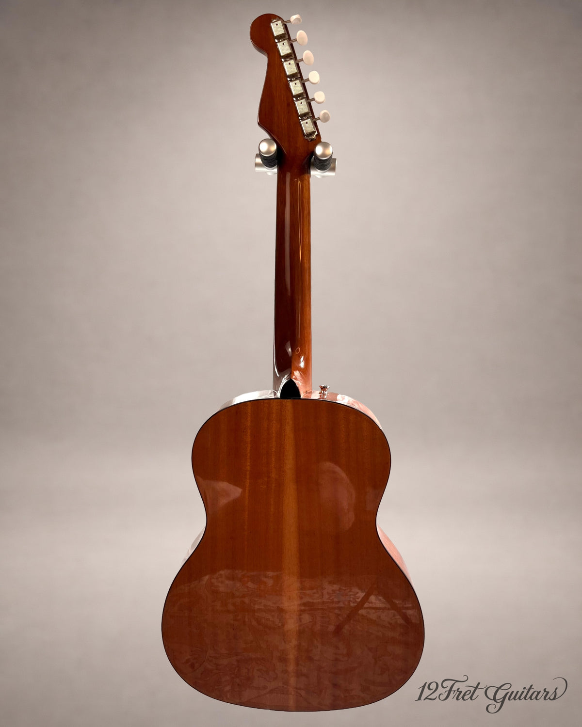 Fender Sonoran Mini 3/4 – Gesamtansicht von hinten mit Hals und Mechaniken