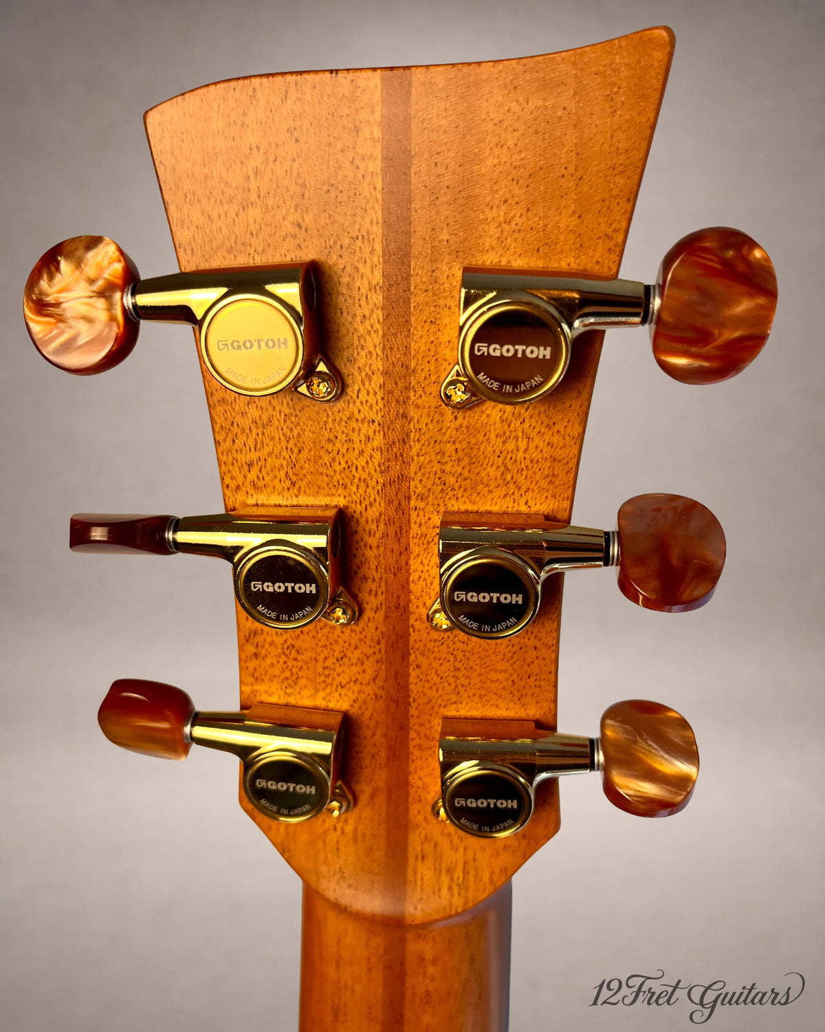 Gotoh-Mechaniken am Kopfplattendeck der McIlroy TF28