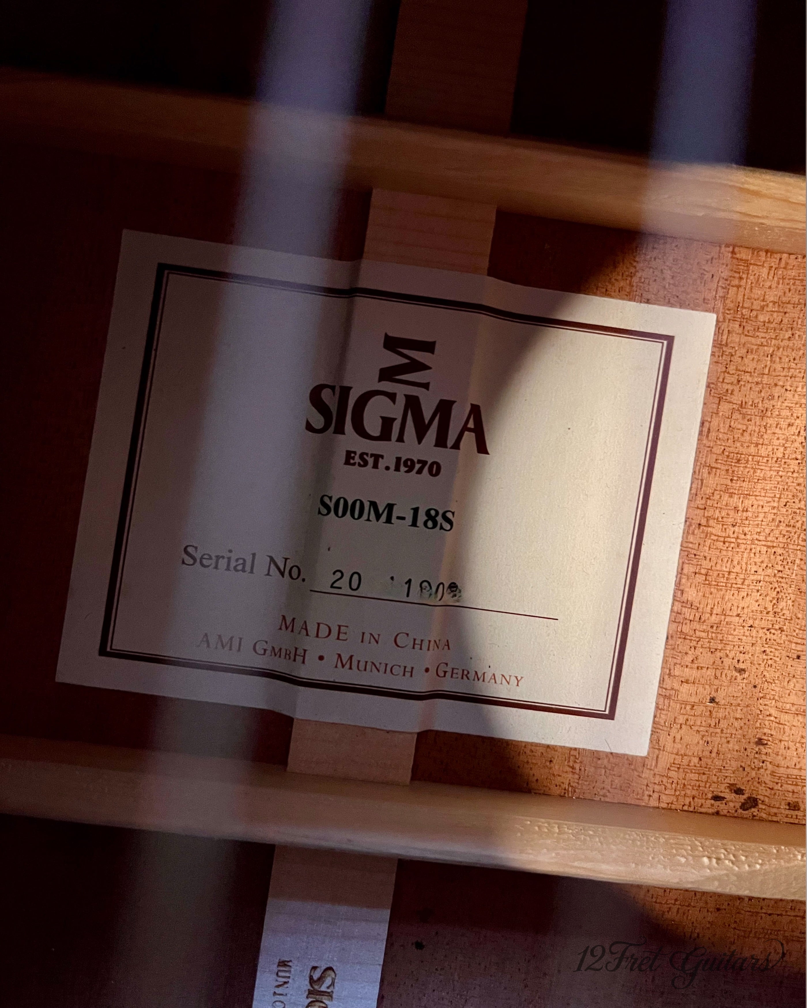 Sigma S00M-18S (2021) Akustikgitarre Details