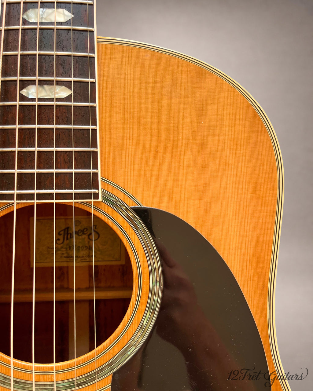 Suzuki Three-S FE-200-B (1978) Akustikgitarre Details