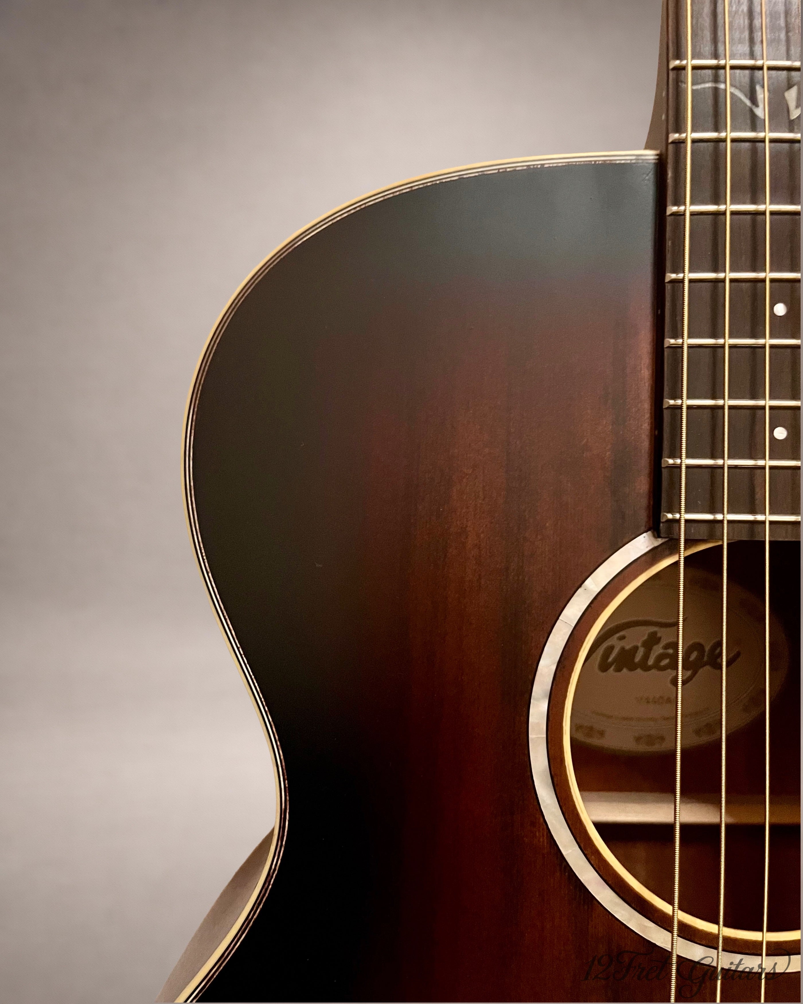 Vintage V440AQ Historic (2019) Akustikgitarre Details
