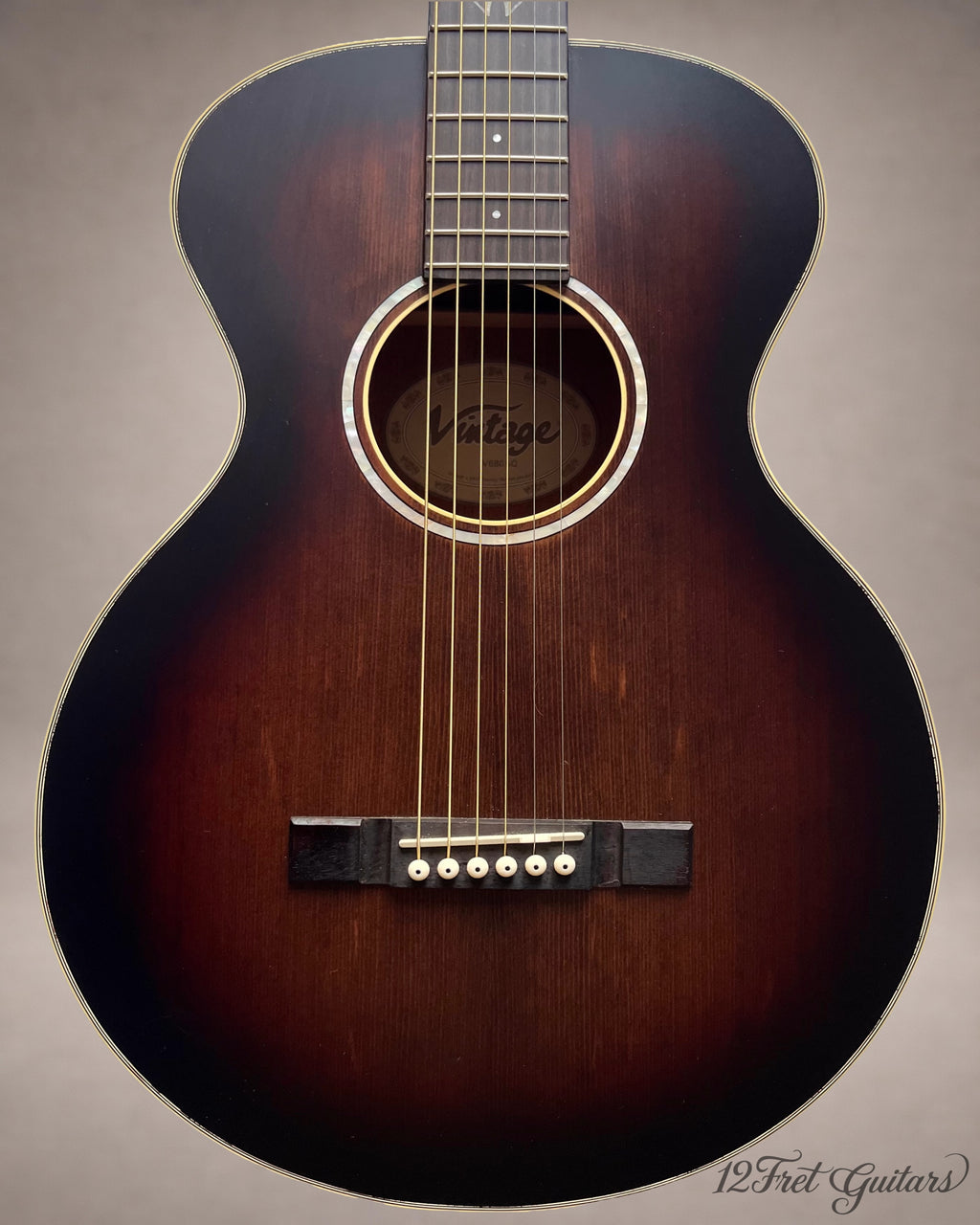 Vintage V880AQ Historic (2019) Akustikgitarre Details